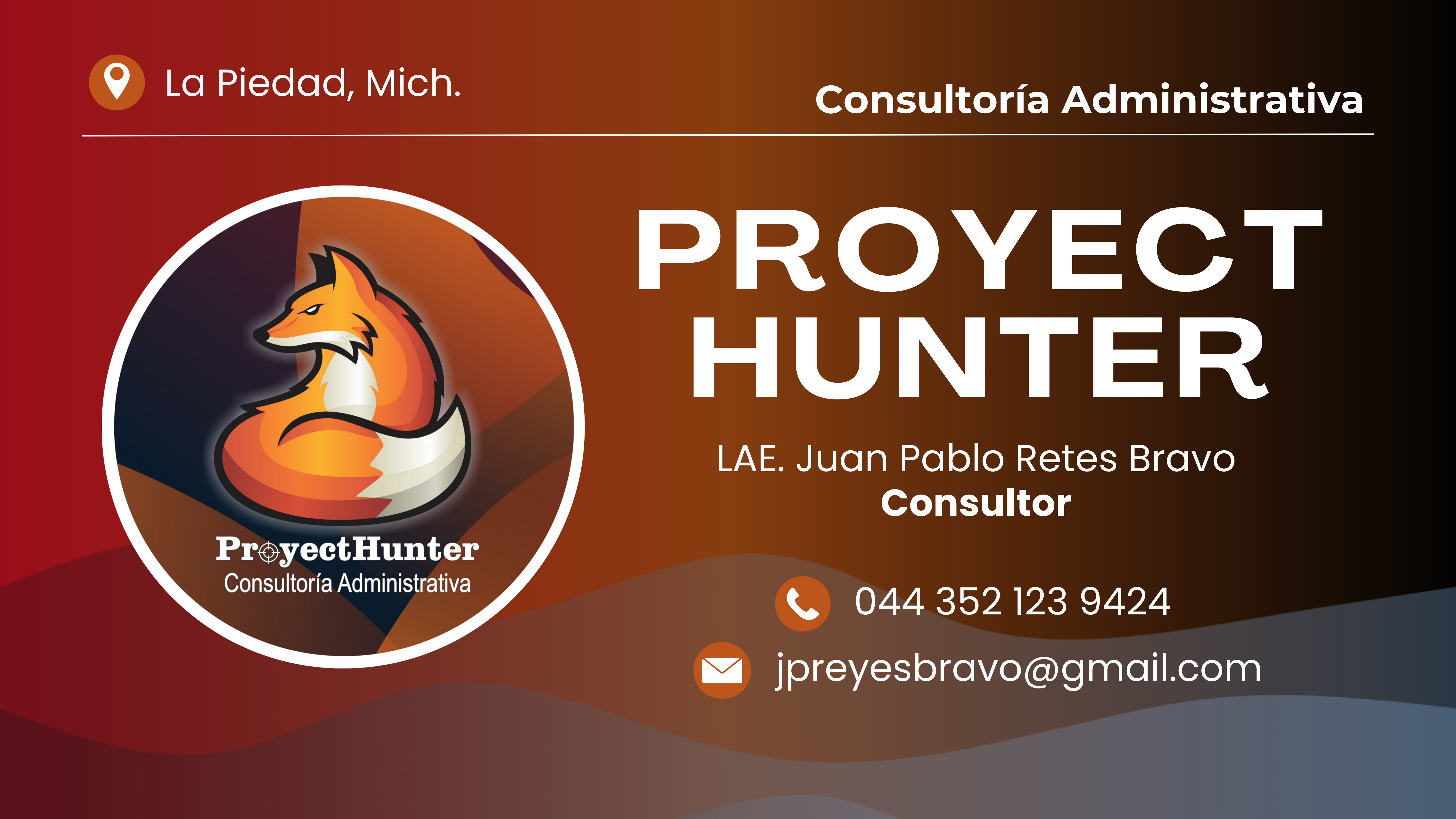 Tarjeta de presentación trabajo 2 - frente