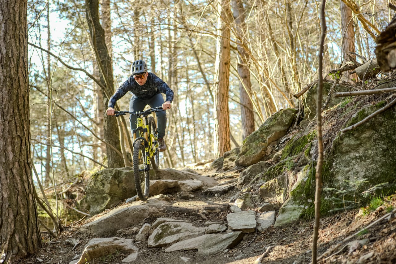 brice shirbach riding finale rocks on 2025 yolo firebird