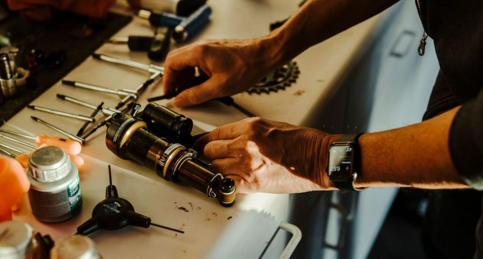 assembling rear suspension