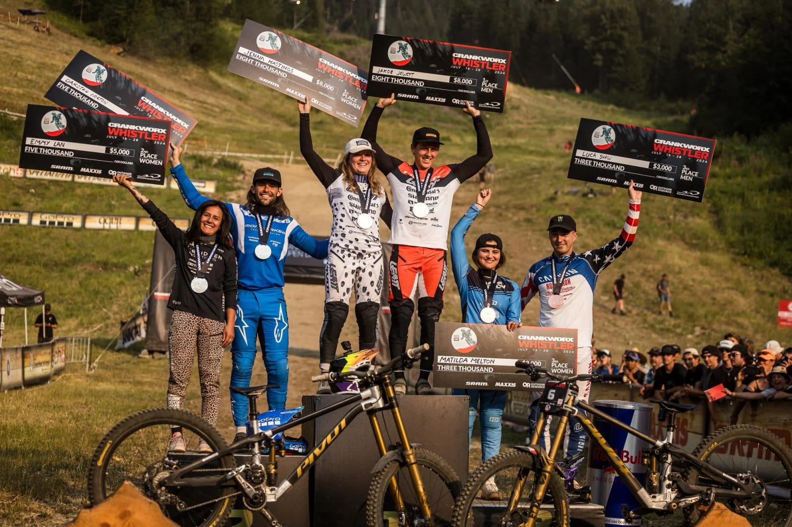 phoenix crankworx podium