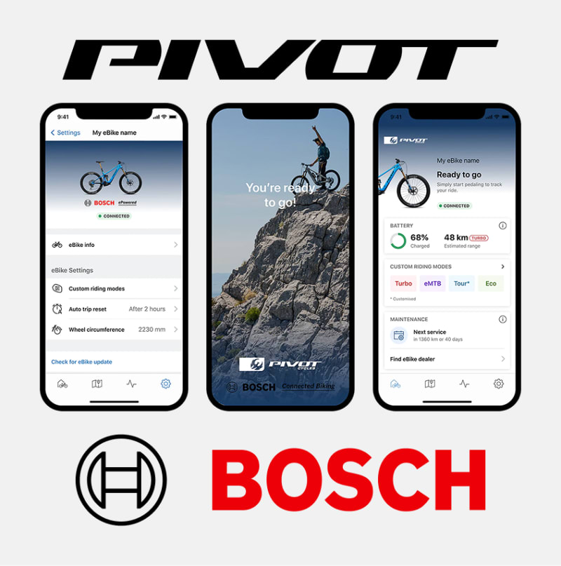 bosch app with iPhone and logo