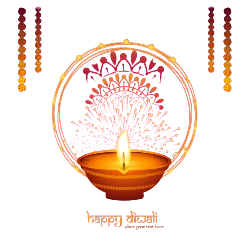 Diwali celebration with study materials