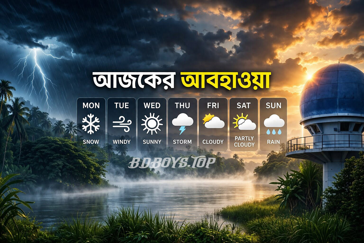 আজকের আবহাওয়ার খবর ও পূর্বাভাস - ৫ এপ্রিল ২০২৬
