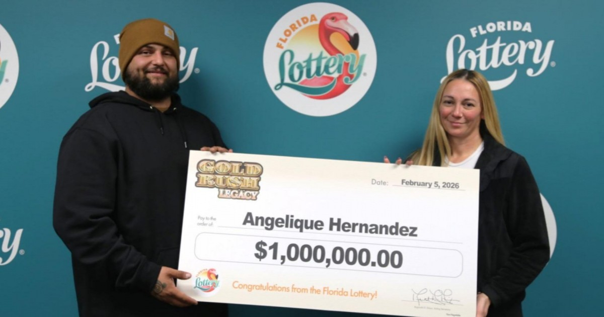 Angelique Hernández gana $1 millón con un raspadito de la Lotería de Florida
