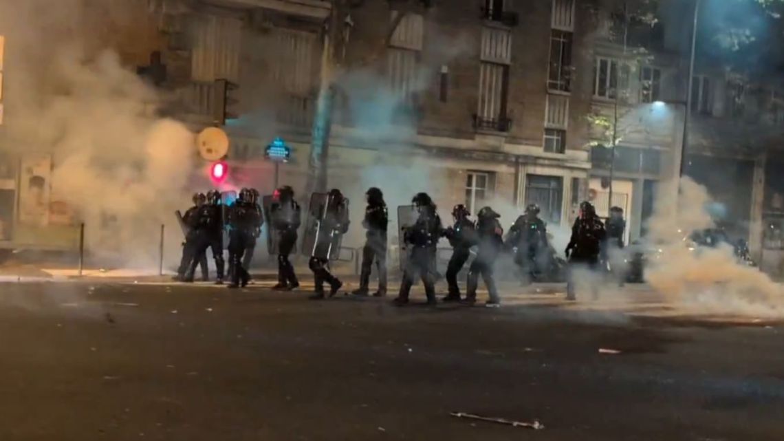 Disturbios en París tras la victoria del PSG en la Champions League