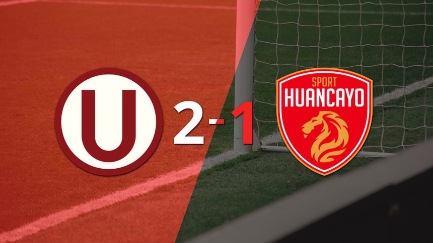 Universitario logra su primer triunfo bajo la dirección de Héctor Cúper con victoria 2-1 sobre Sport Huancayo