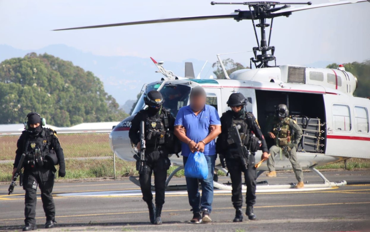 Capturan a guatemalteco solicitado por EE. UU. por tráfico de drogas