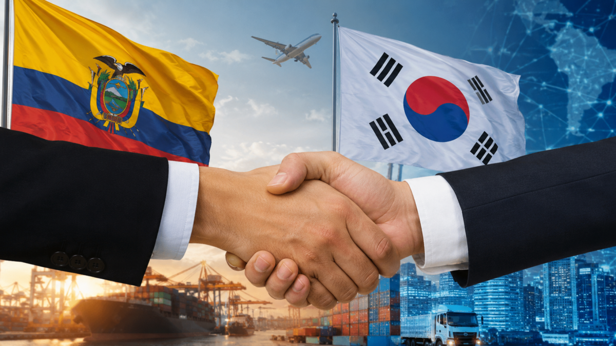 Acuerdo Ecuador-Corea del Sur abre oportunidades comerciales y estratégicas