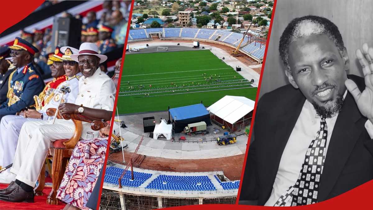 Ruto names Wajir Stadium after Ahmed Khalif during historic Madaraka Day in Northern Kenya