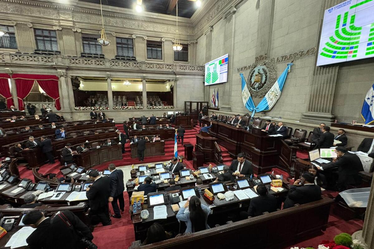 Congreso de Guatemala aprueba la Ley contra el lavado de dinero sin enmiendas de bloques opositores