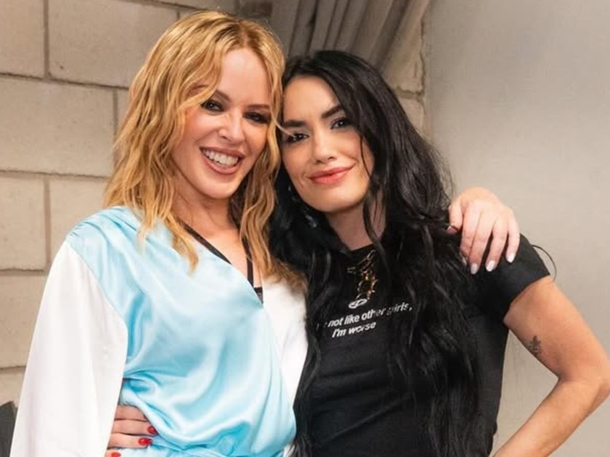 Kylie Minogue llega a Buenos Aires y podrían presentarse juntas con Lali Espósito en River