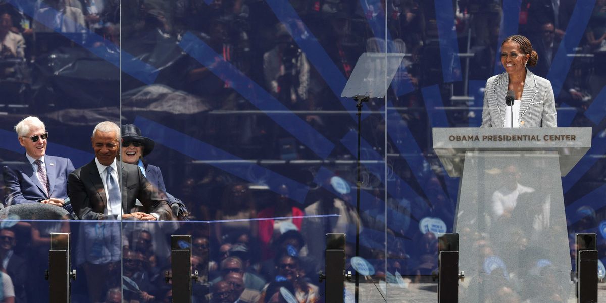 Michelle Obama Draws Applause at Obama Presidential Center Opening With Remarks Contrasting Barack Obama and Donald Trump