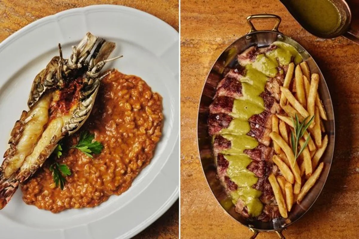 Highlights from Lusso’s New Menu Featuring Wagyu Steak Frites and River Prawn Risotto