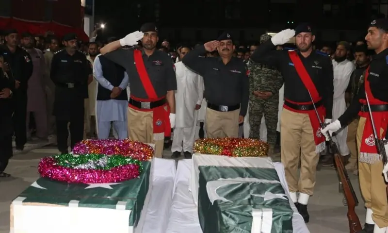 Two police personnel martyred in militant attack on patrol in Mohmand district, KP