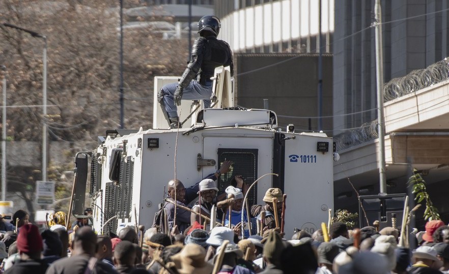 South African government rejects claims linking Ghanaian national's death to protests