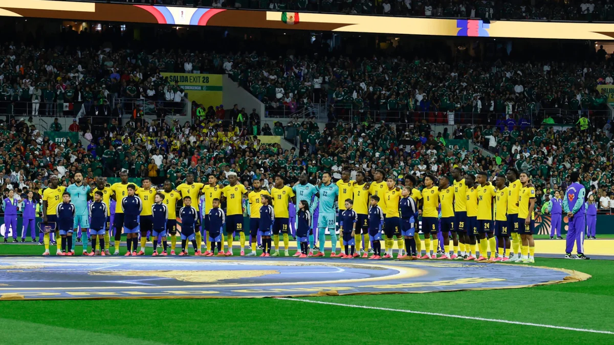Ecuador ocupa el sexto lugar en la clasificación de himnos del Mundial 2026 según The Athletic