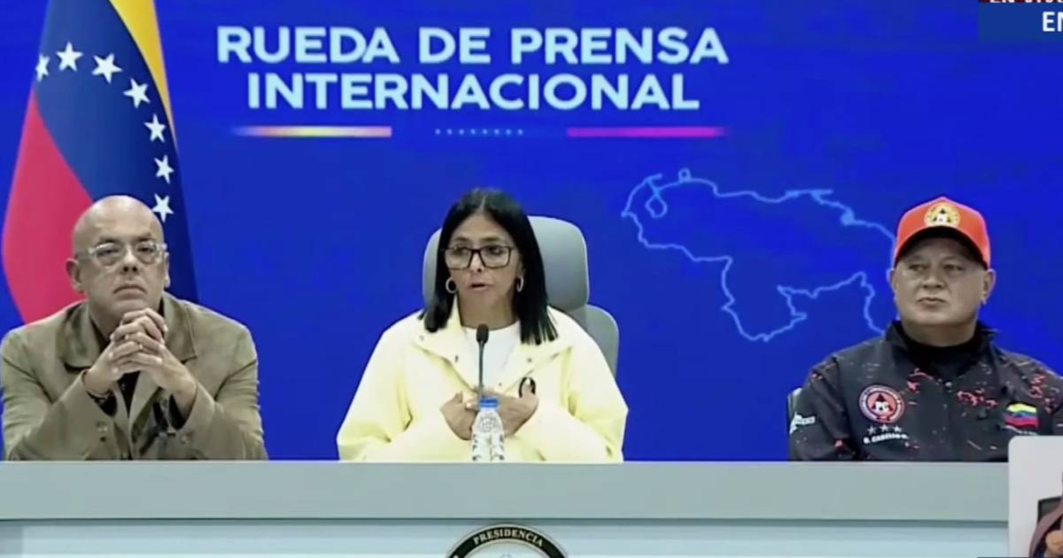 Delcy Rodríguez enfrenta crisis de salud en medio del terremoto en Venezuela