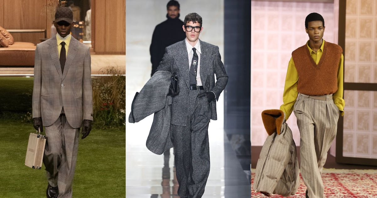 Menswear Trends for Autumn/Winter 2026 Highlight Nostalgia and Texture