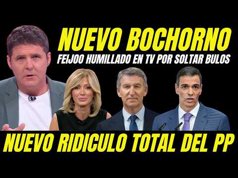 FEIJÓO BALBUCEANDO HACE EL RIDÍCULO EN TV POR SOLTAR BULOS LEY DE NIETOS 'BOCHORNO FRAUDE ELECTORAL'