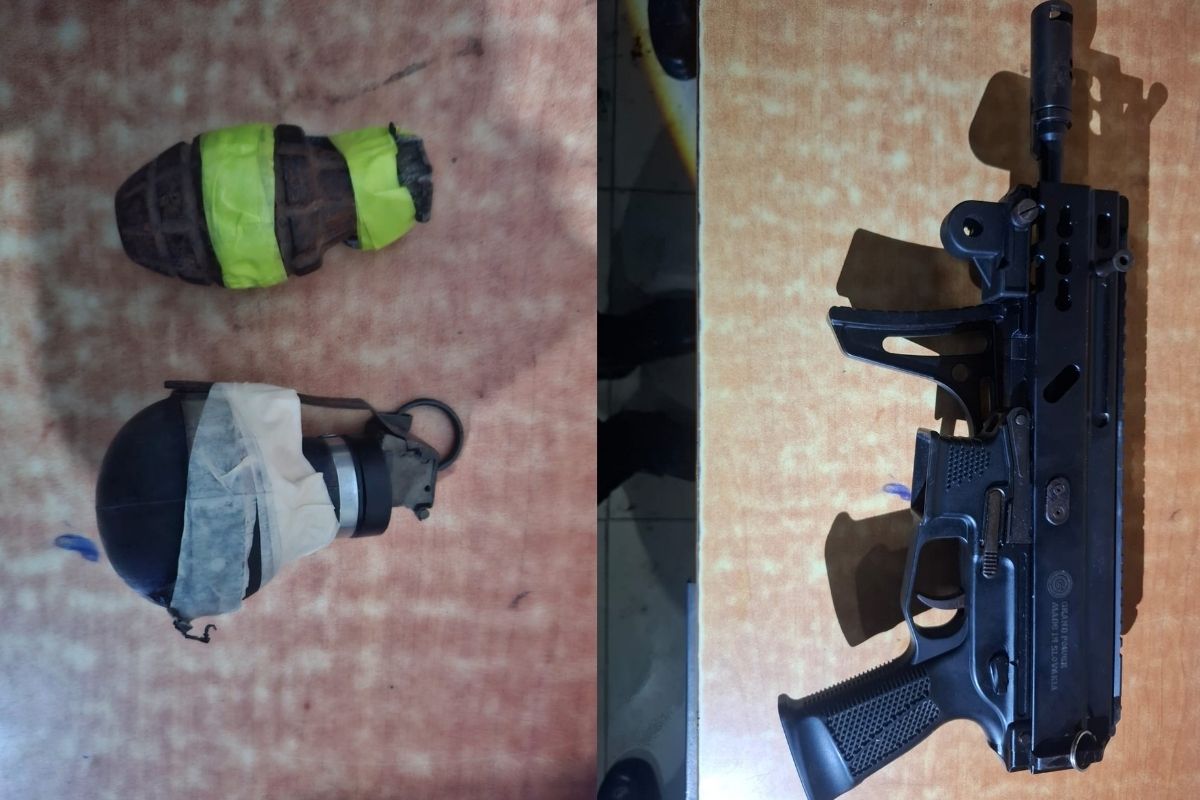 Capturan a dos integrantes del Barrio 18 con armas y explosivos