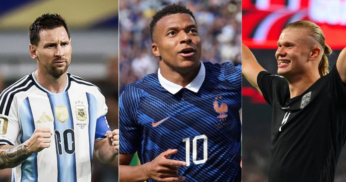 Messi, Mbappé, y Haaland lideran la carrera por la Bota de Oro en el Mundial 2026