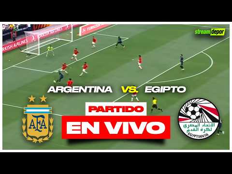 Partido de Argentina vs Egipto en el Mundial 2026 transmitido por ViX Premium