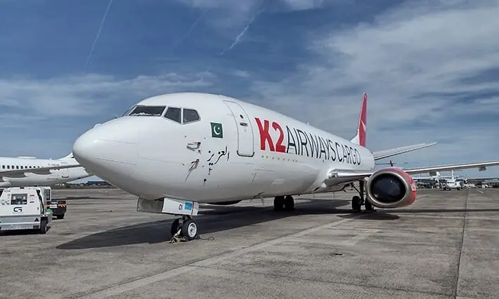K2 Airways Cargo Plane Experiences Navigation Issues Near Karachi