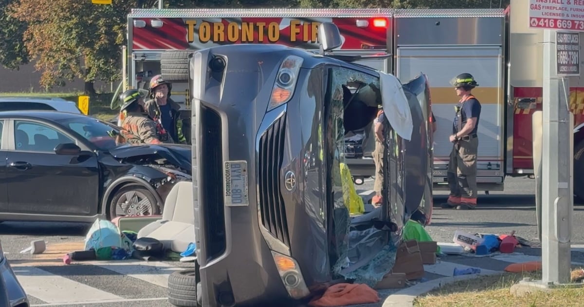 Seven injured in North York collision requiring hospitalization