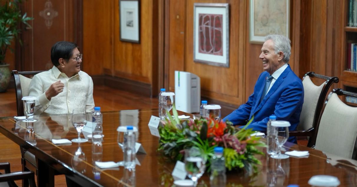 President Marcos Discusses Global Governance with Former UK Prime Minister Tony Blair