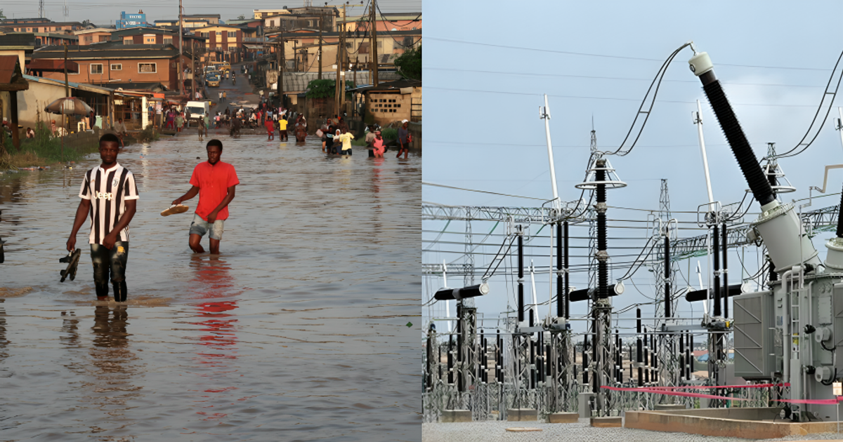 Heavy rainfall triggers power outages in Lagos and Osun states