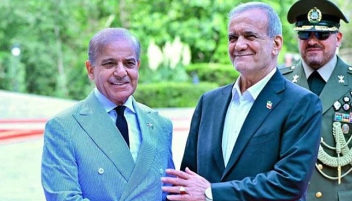 PM Shehbaz and Iran's president discuss preserving regional peace amid tensions