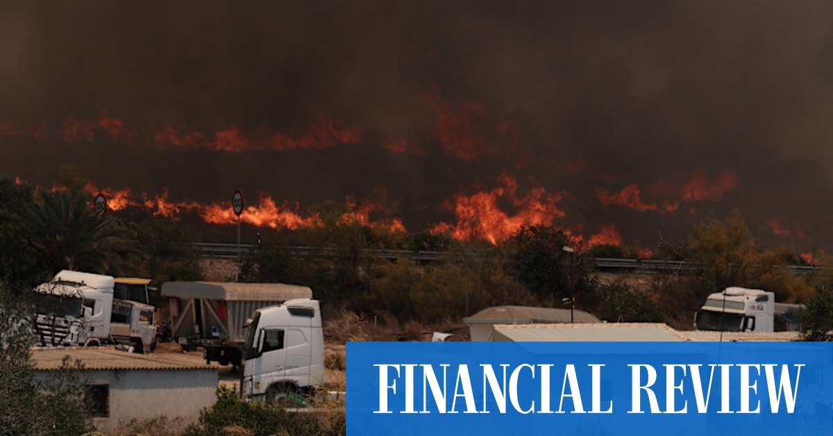 Trapped in the flames: Spanish residents face deadly escape during wildfire