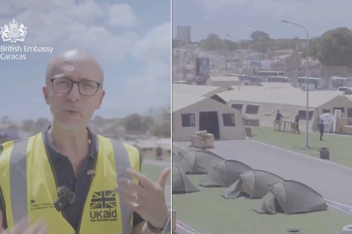 Reino Unido establece hospital de emergencia en La Guaira tras terremotos