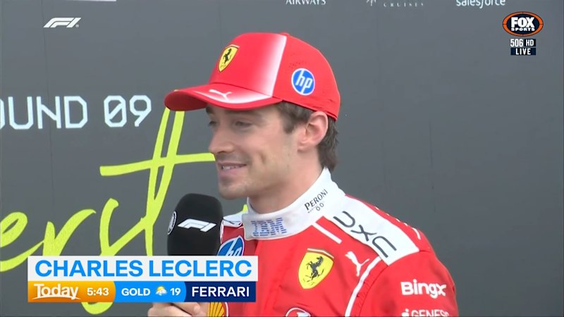 Ferrari's Charles Leclerc claims British Grand Prix victory