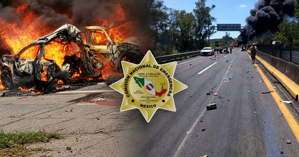 Choque en autopista Guadalajara-Tepic deja al menos 10 muertos y múltiples heridos
