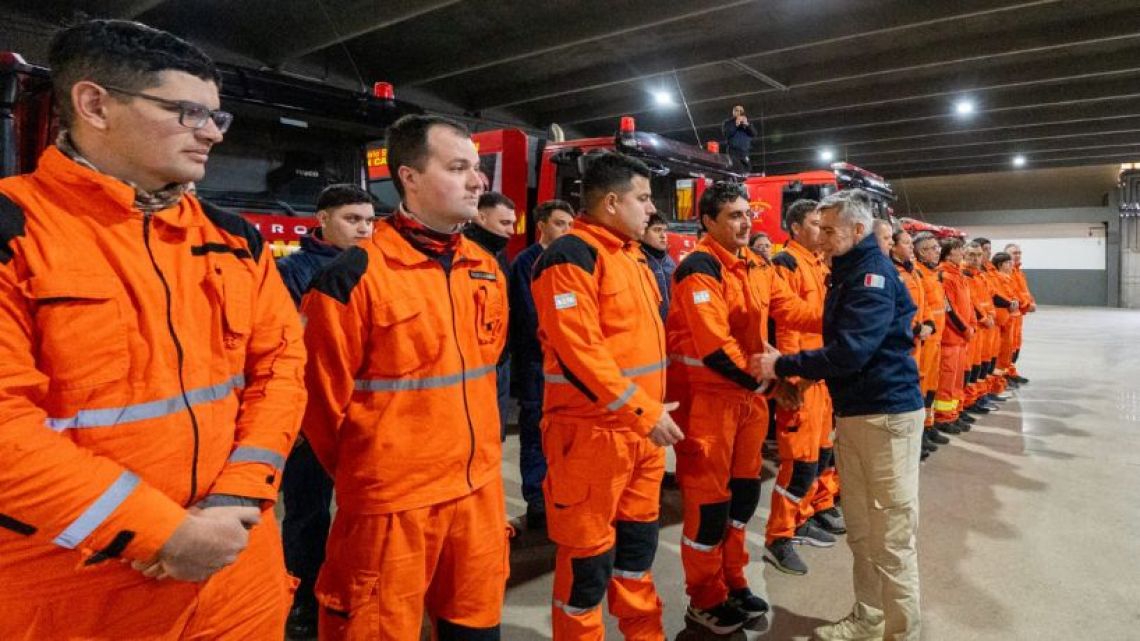 Córdoba's USAR ARG-10 Brigade Returns After Humanitarian Mission in Venezuela