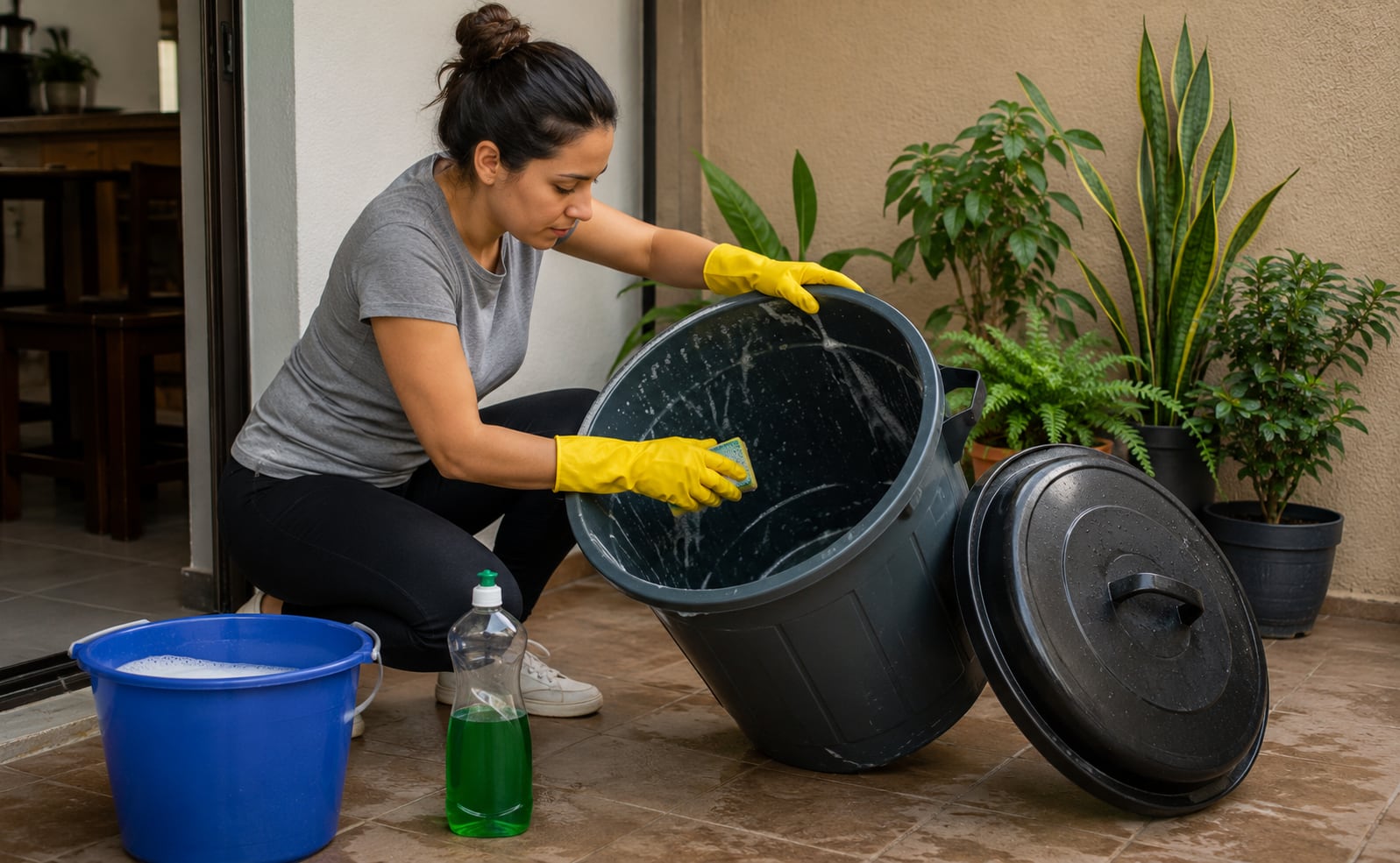 Receta ecológica para eliminar malos olores en el bote de basura