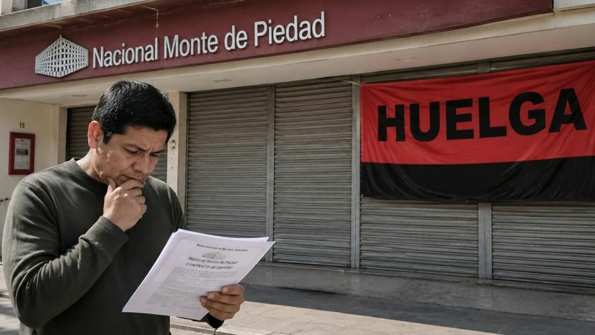 Procedimientos para recuperar artículos empeñados durante la huelga del Monte de Piedad