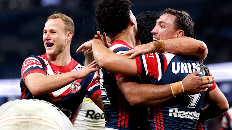 Roosters extend lead with Tupou try in NRL clash against Storm