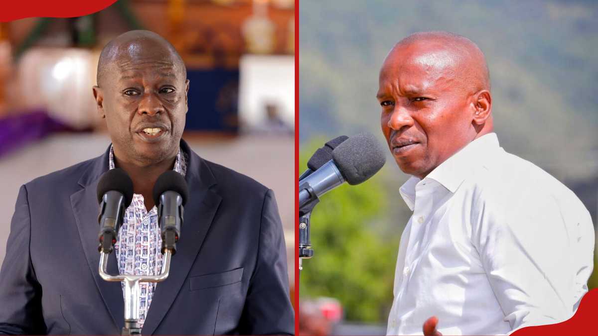 Gachagua Criticizes Kindiki's Insincere Congratulatory Remarks After Ol Kalou By-Election Victory