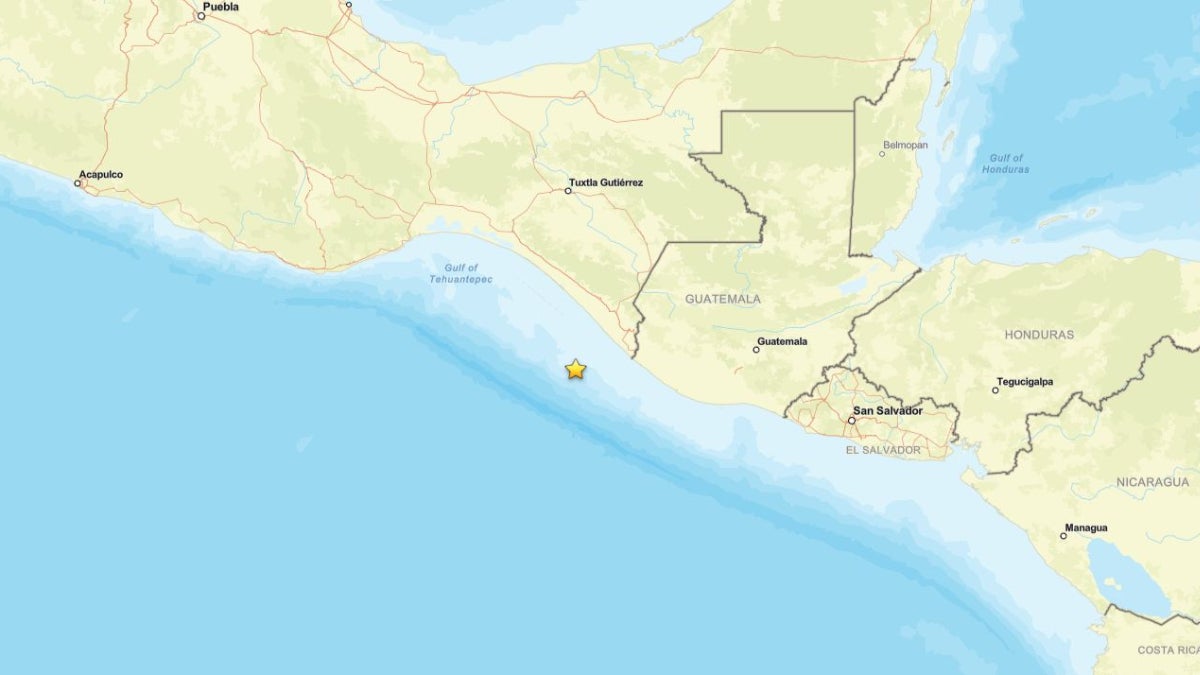 Sismo de magnitud 7.4 frente a las costas de Chiapas no deja víctimas ni daños reportados