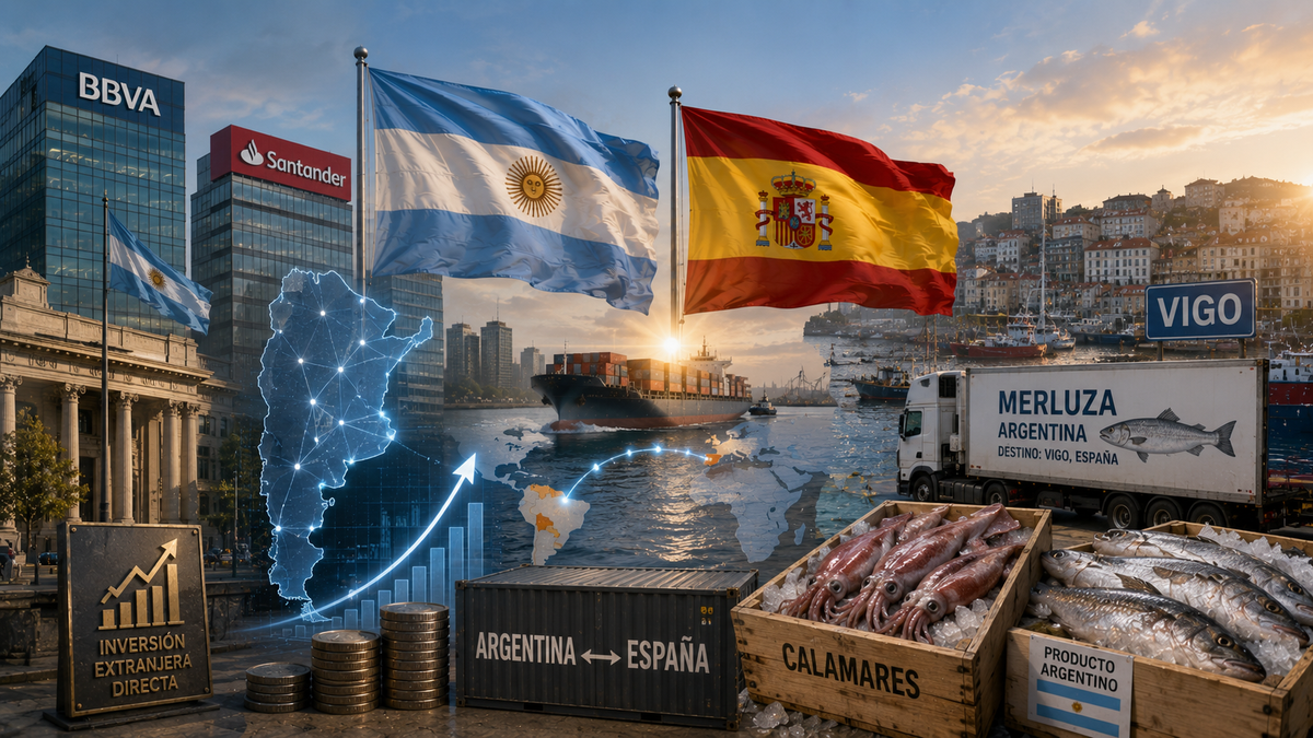 La relación económica entre España y Argentina: inversiones, exportaciones y el sector pesquero
