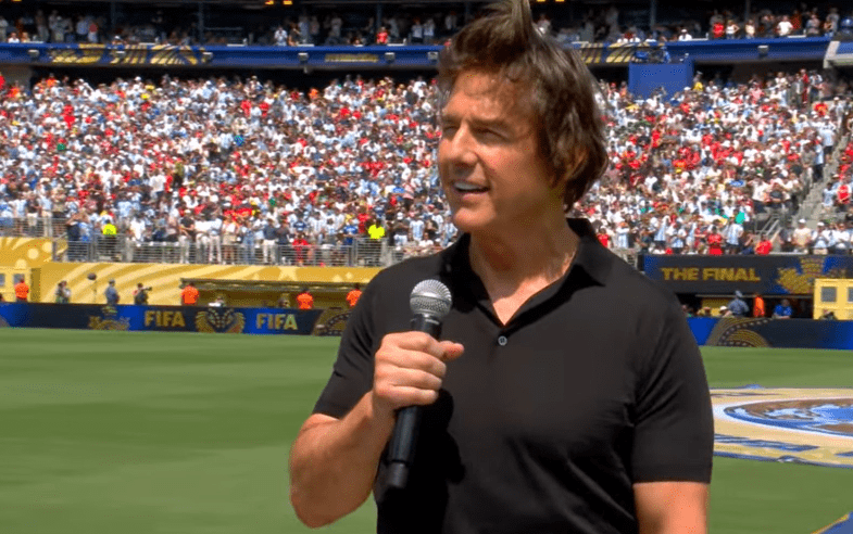 Tom Cruise pronuncia discurso de unidad durante la clausura de la Copa Mundial 2026