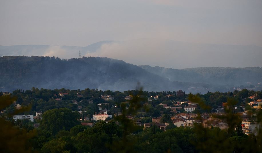 Wildfire in Southern France Forces Evacuations of Hamlets