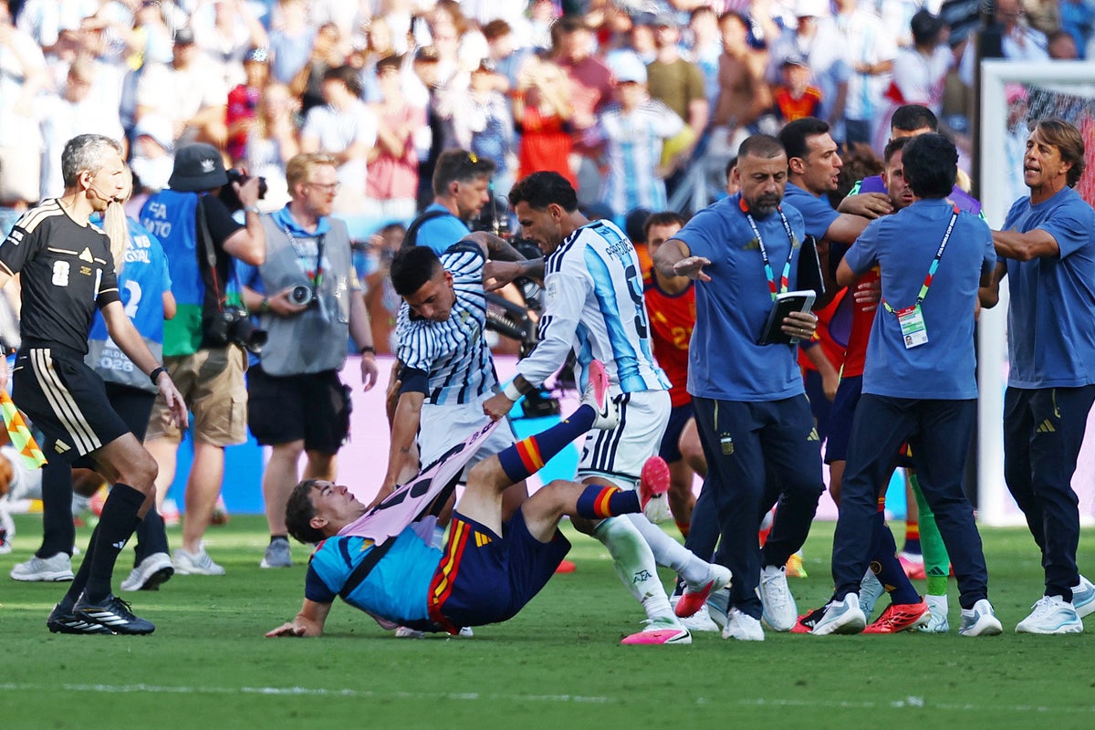 Argentina's World Cup Final Ends in Disgrace After Red Card Incident