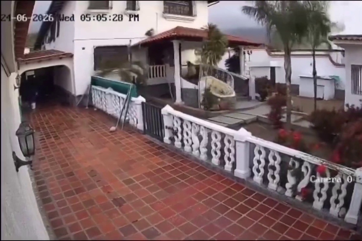 Doble terremoto en La Guaira: grabaciones muestran el impacto en una vivienda