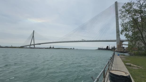 Local Dignitaries Attend Pre-Opening Ceremony for Gordie Howe Bridge