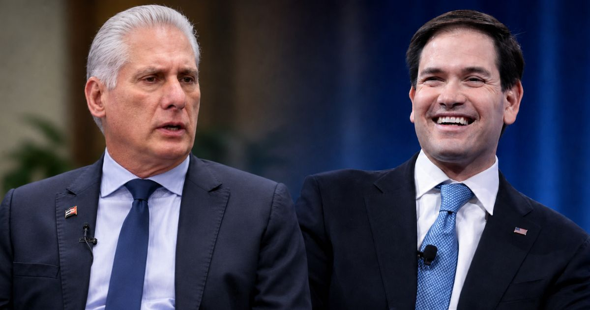 Díaz-Canel acusa a Marco Rubio de corrupción y nexos con narcotraficantes