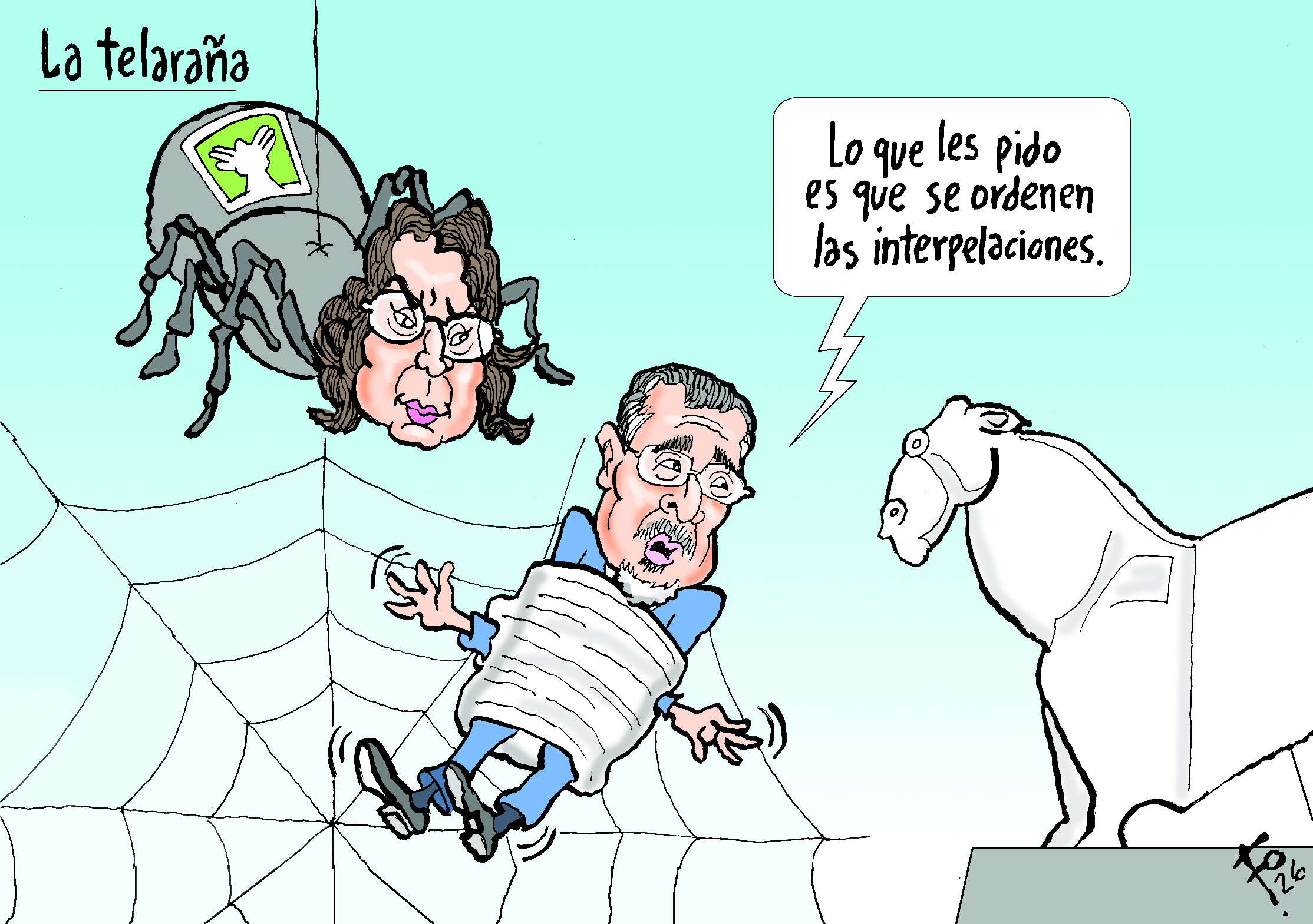 Fo presenta caricatura política con Sandra Torres y Bernardo Arévalo