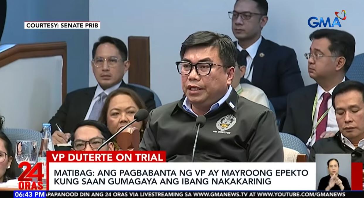 Day 8 of Sara Duterte's Impeachment Trial: NBI Chief Testifies on Threat Allegations, VP in The Hague